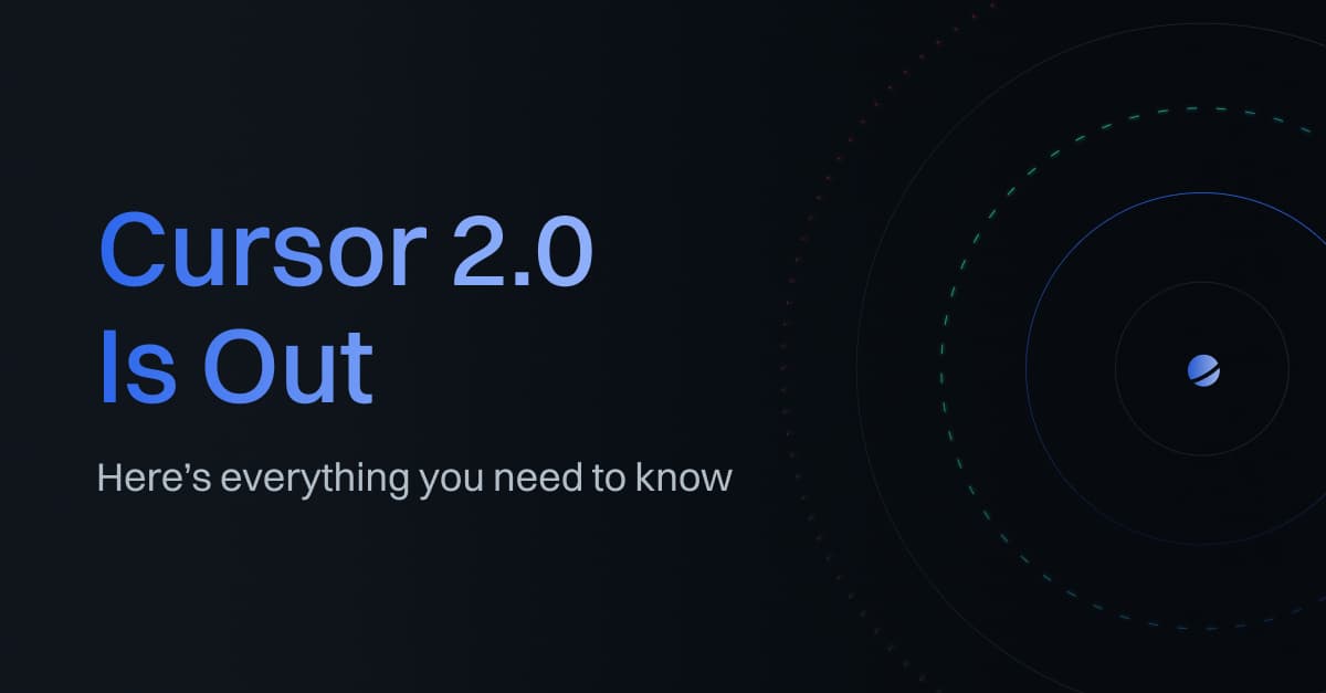 Cursor 2.0 is Out! Here is What's New